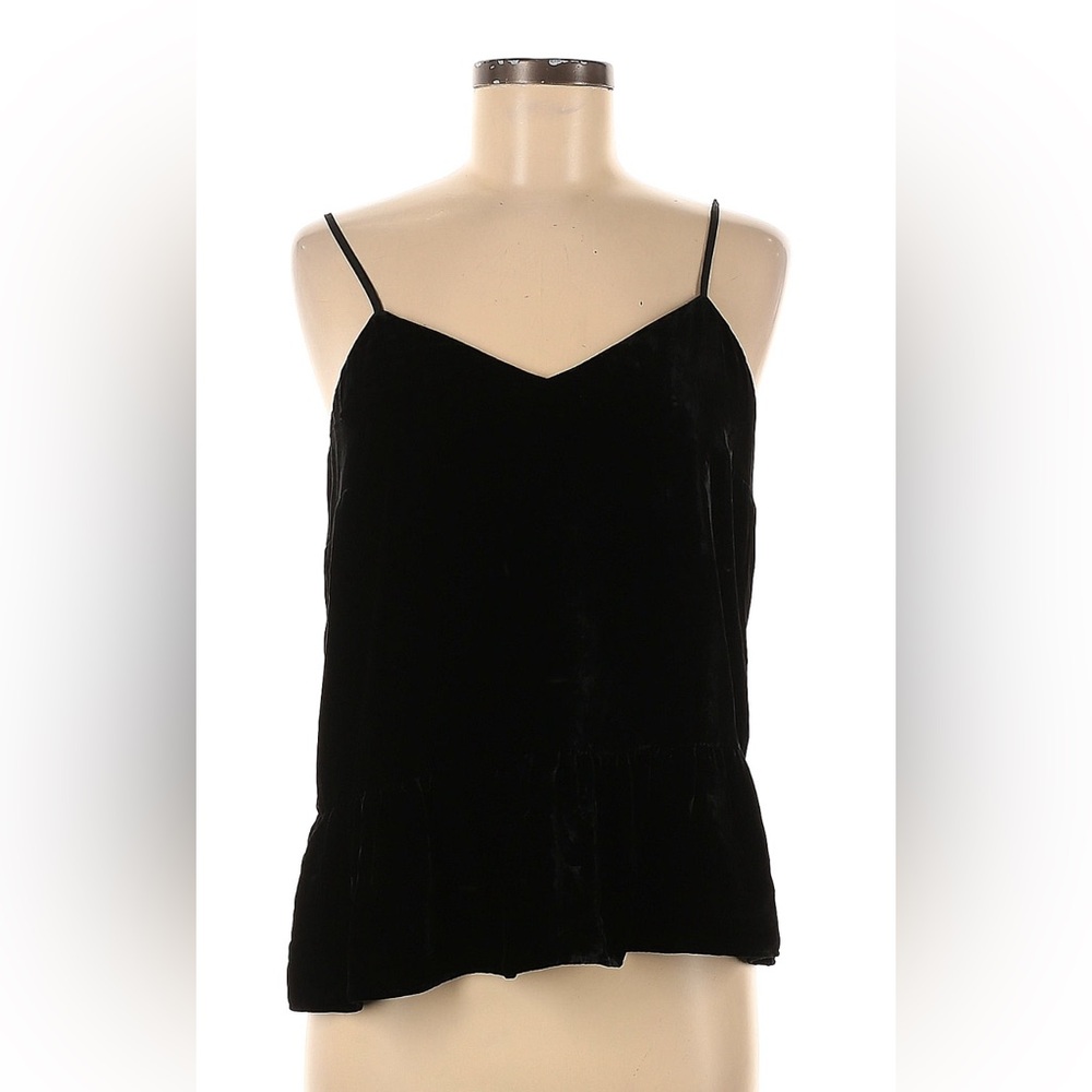 J. Crew Elegant Black Velvet Camisole